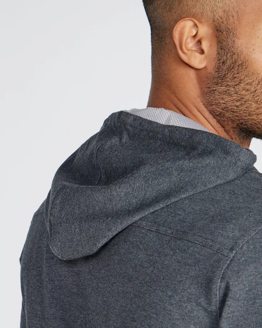 Drop-Cut: Lux Hooded Henley