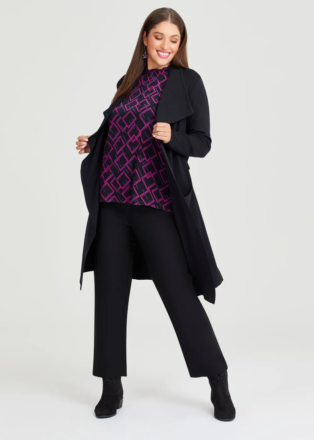 Mesh Abstract Geo Bonnie Top