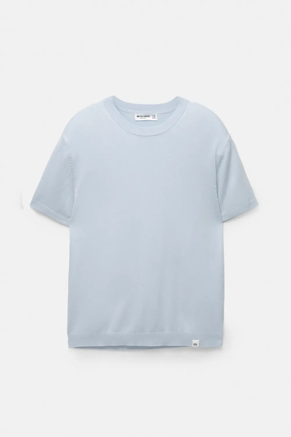 Short sleeve knit T-shirt