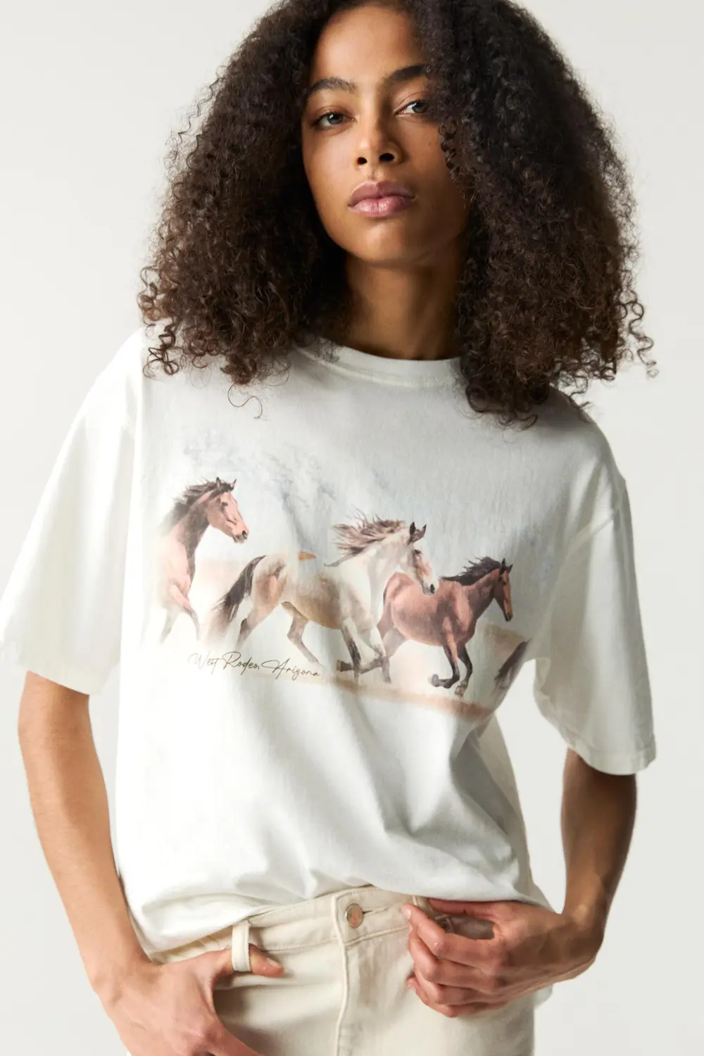 Camiseta caballos