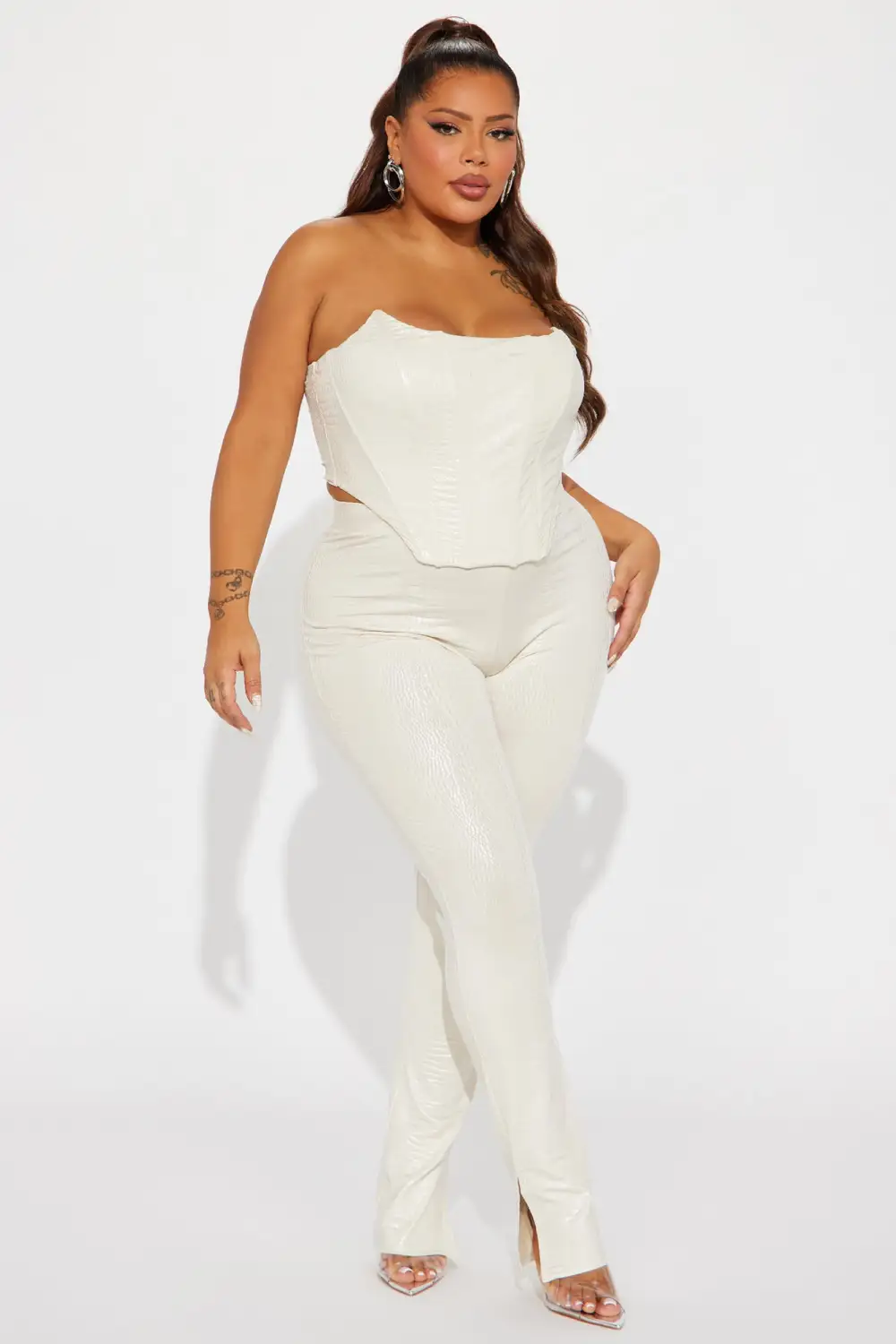 Hear Me Out Pant Set  - Cream