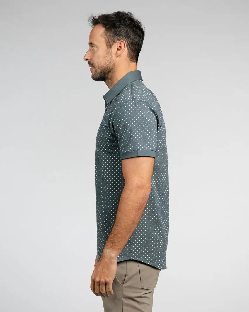 Drop-Cut: Lux Dotted Polo
