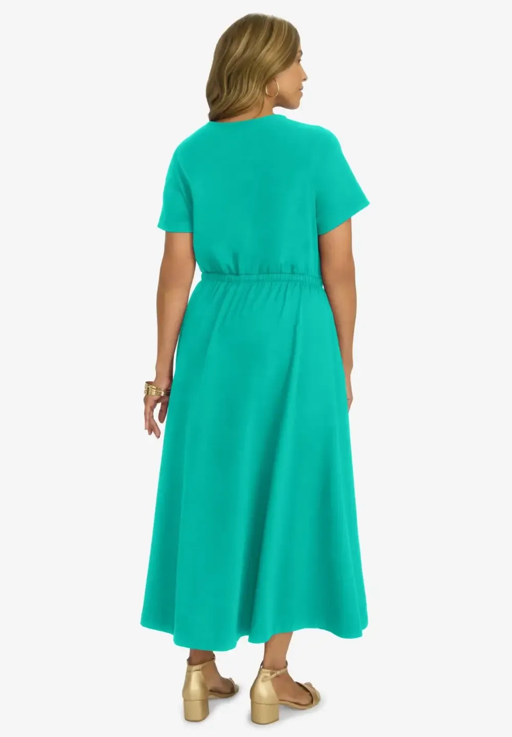 Drawstring Maxi Dress