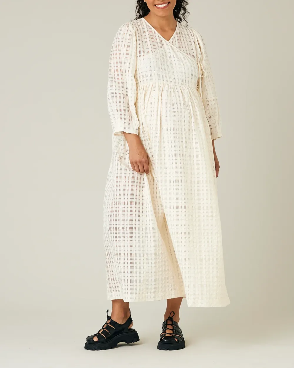 IVORY ORGANZA DRESS