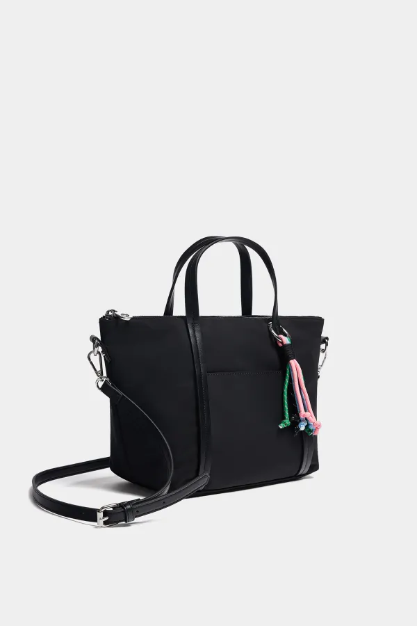 Mini shopper nylon adorno