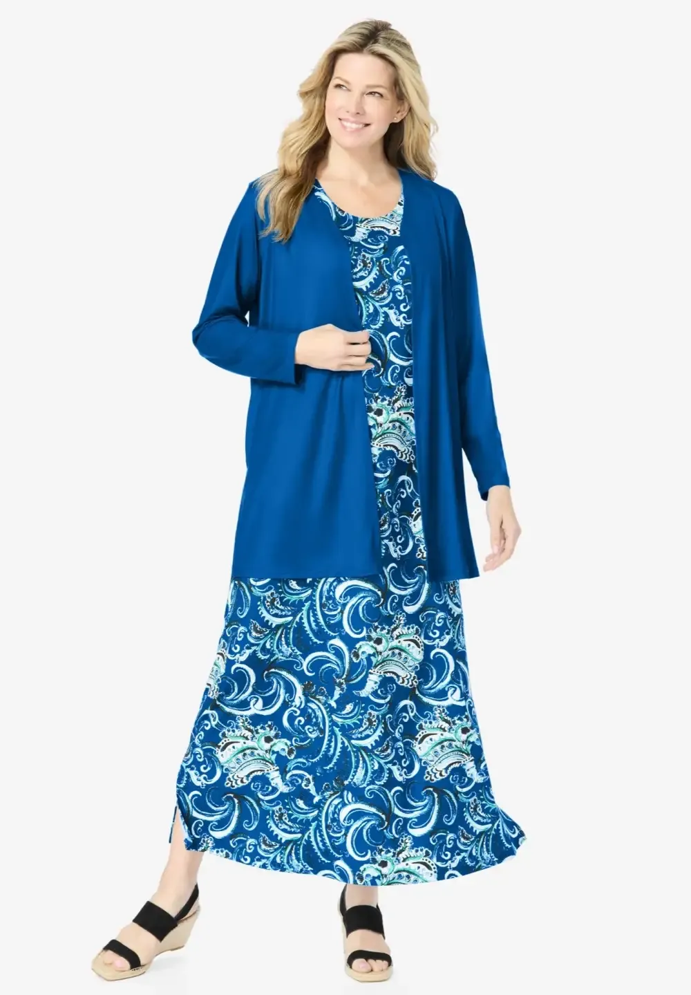 Tropical Jacket and Dress Set
