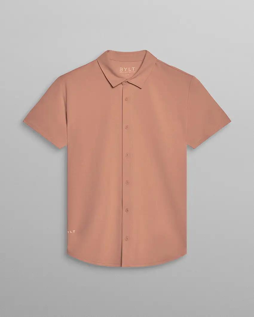 Lux Short Sleeve Button Down
