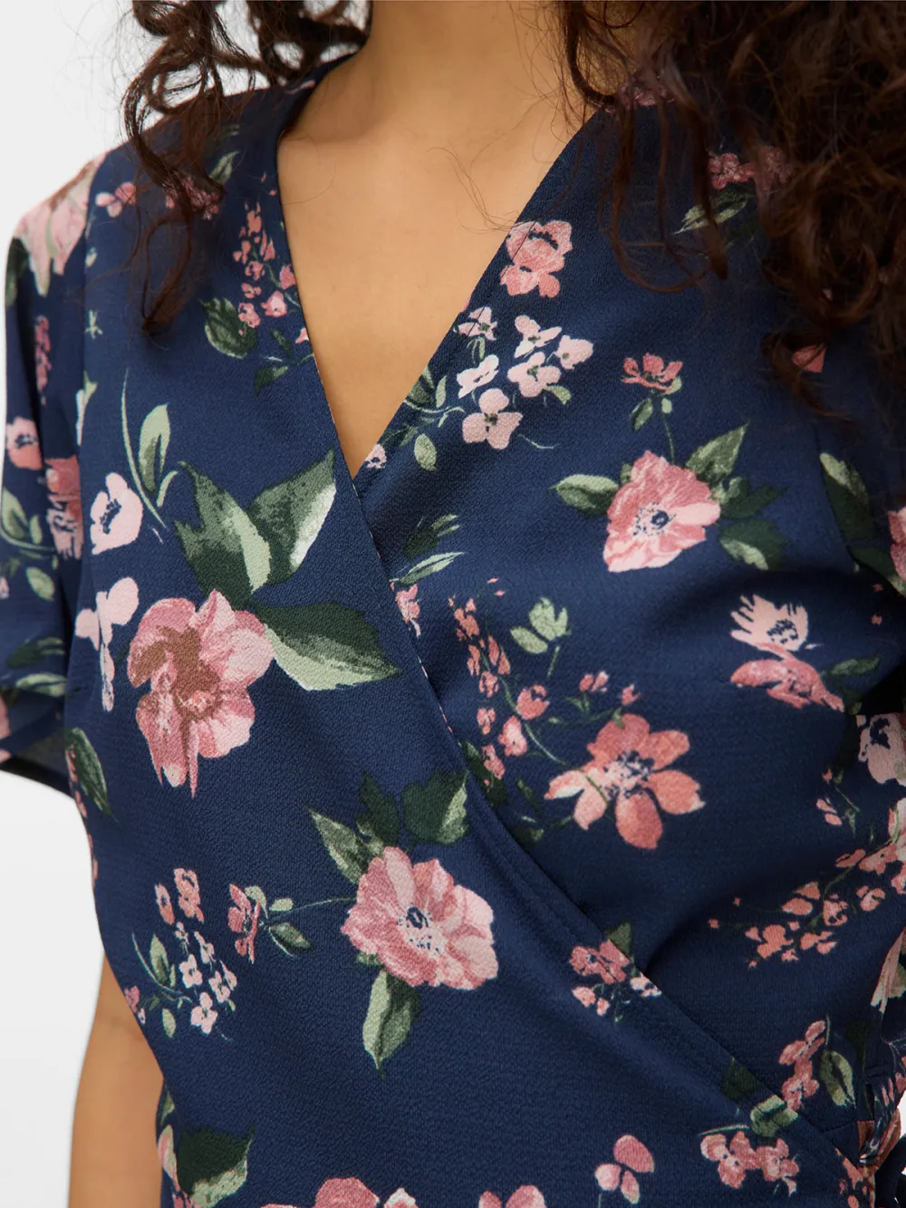 V-neck Casual Style Dress