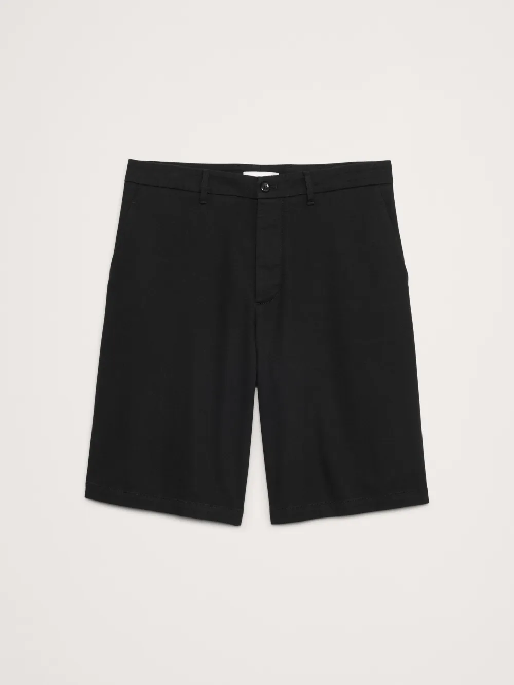 Men's Black Cotton Stretch Shorts