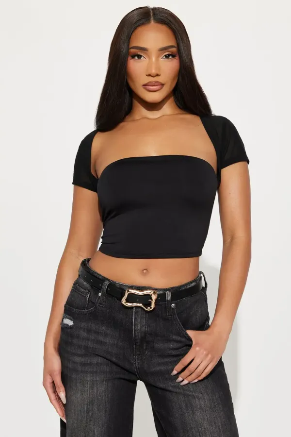 Cleo Abstract Belt - Black