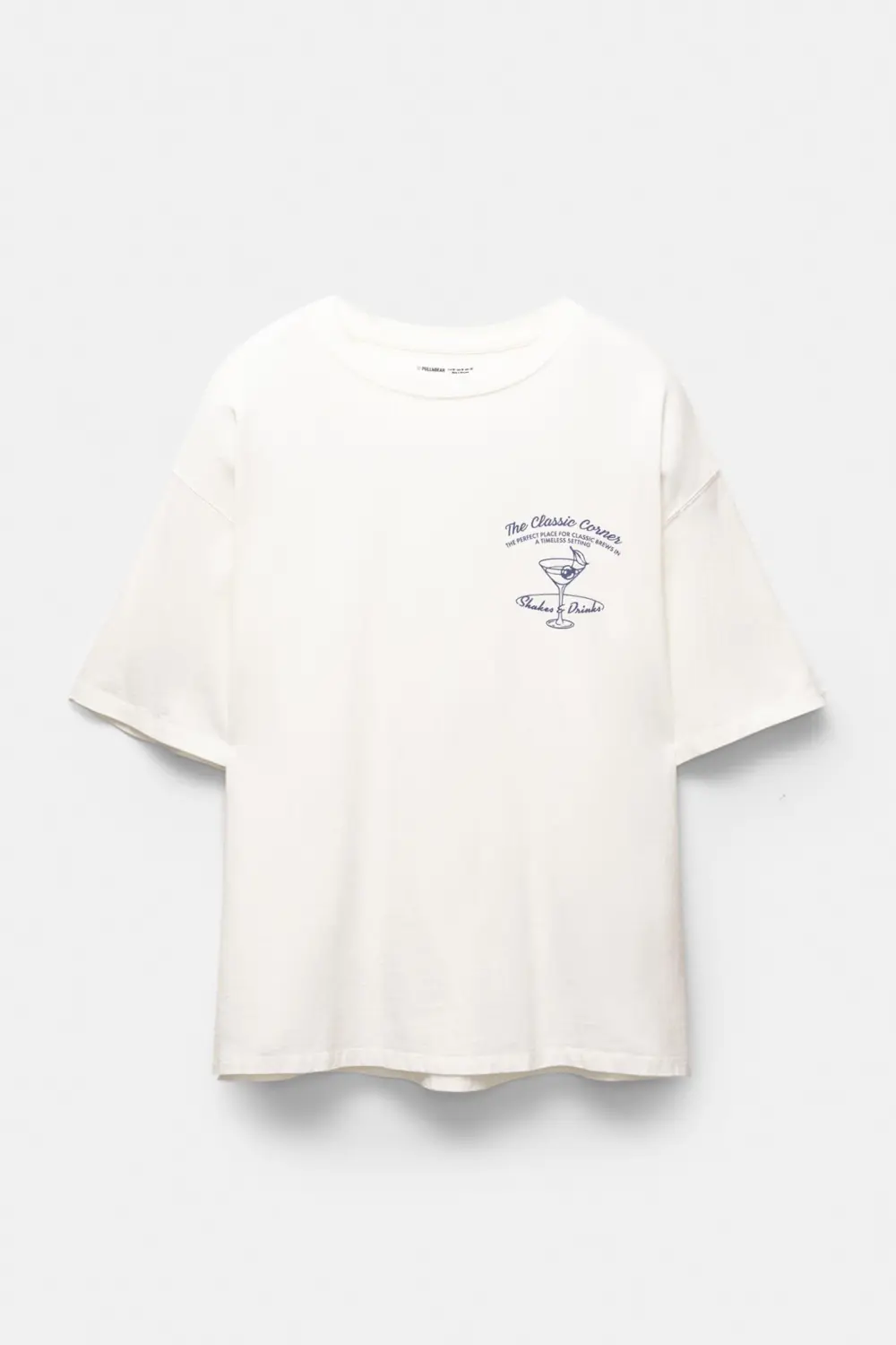 Camiseta blanca gráfico servilletas