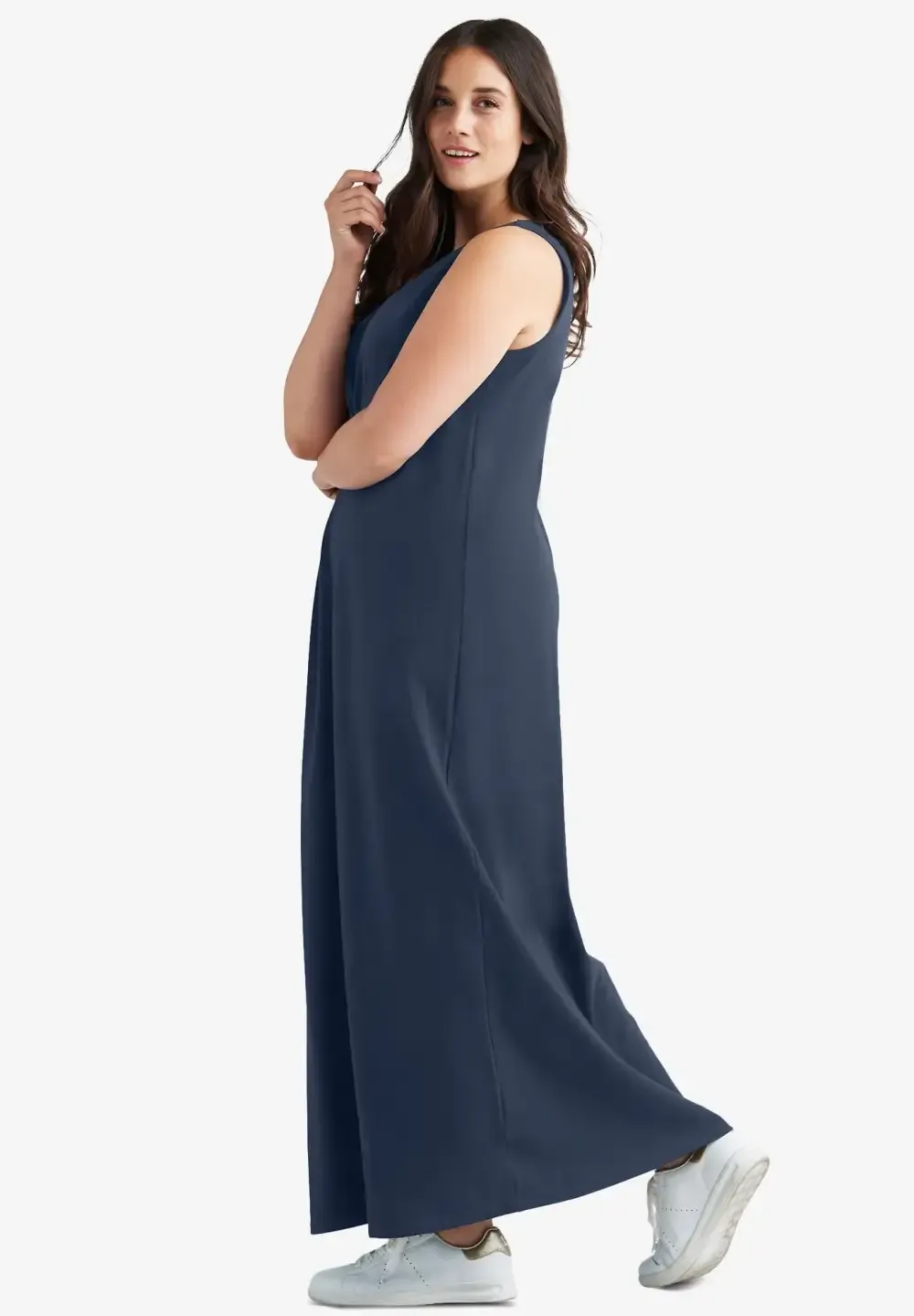 Sleeveless Knit Maxi Dress
