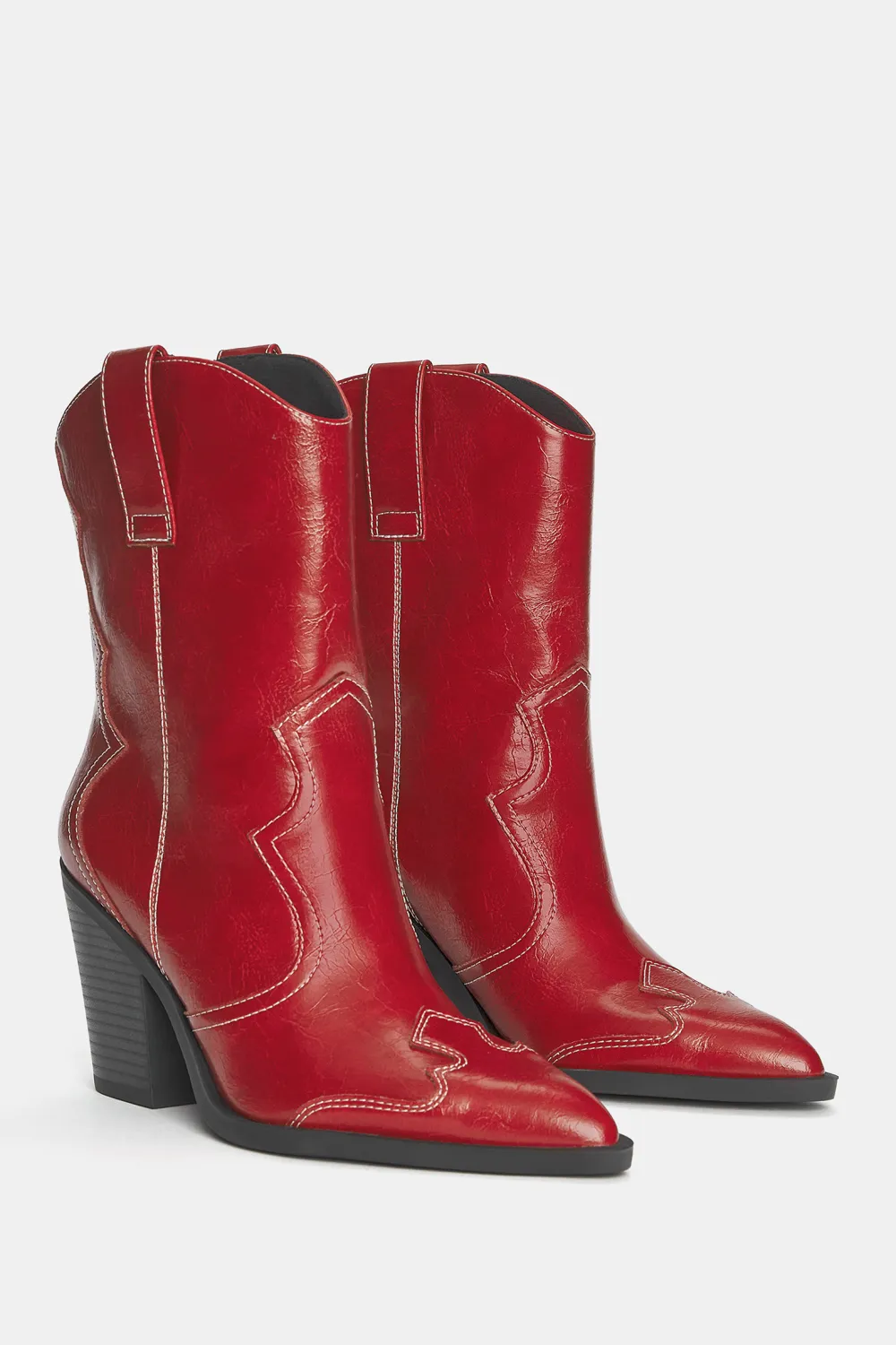 Botines tacón cowboy
