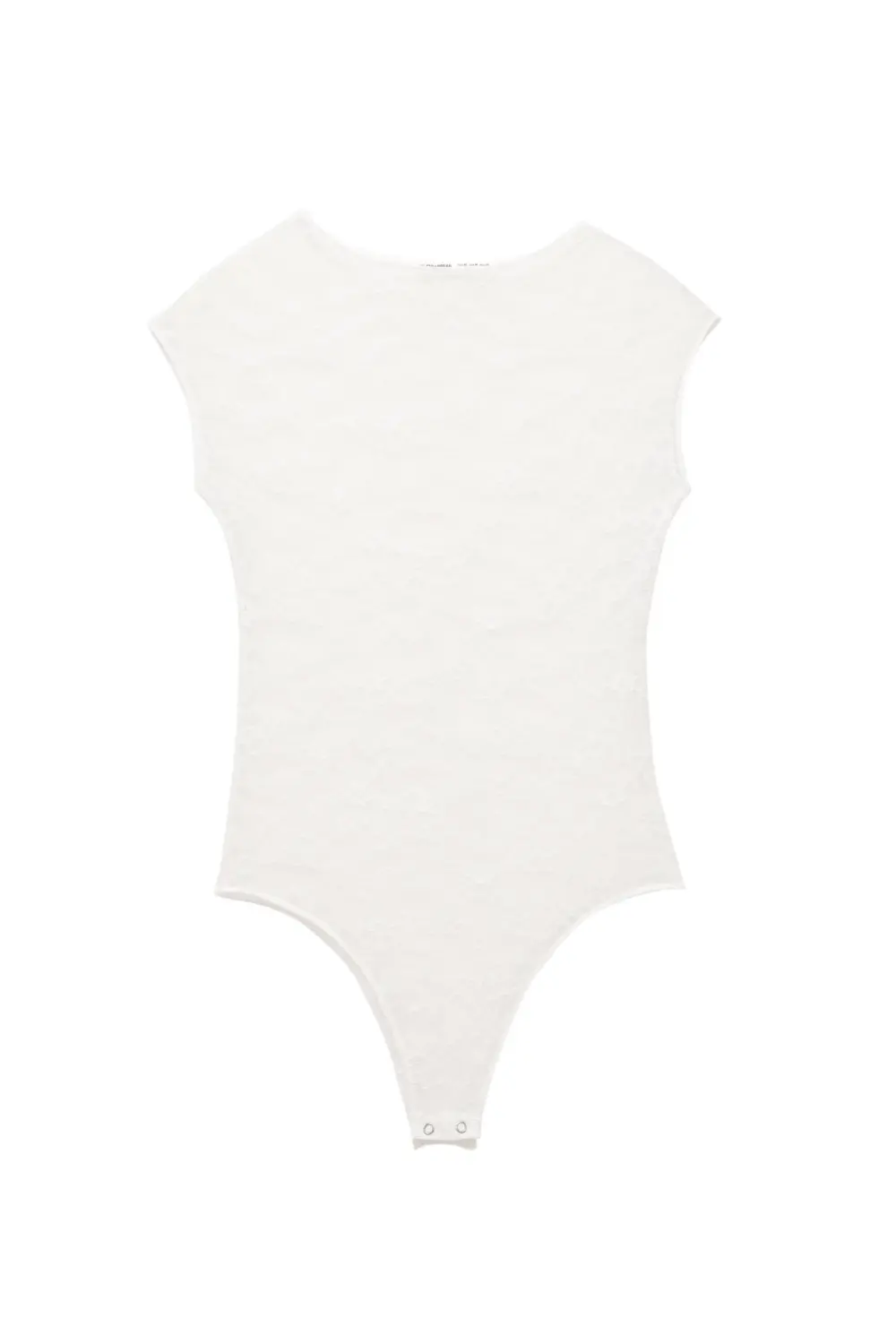 Short sleeve lace bodysuit