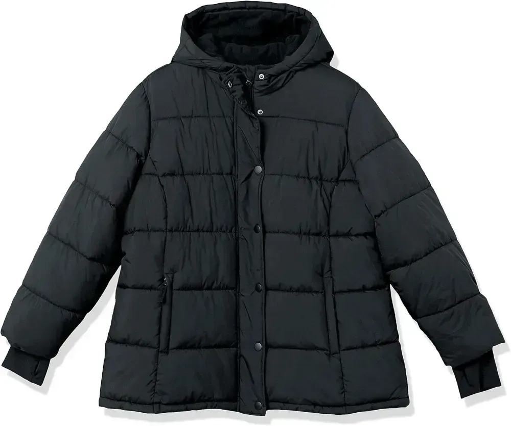 Women's Heavyweight Long-Sleeve Hooded Puffer Coat (Available in Plus Size)