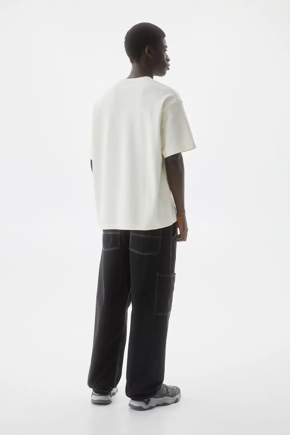 Basic short sleeve textured T-shirt