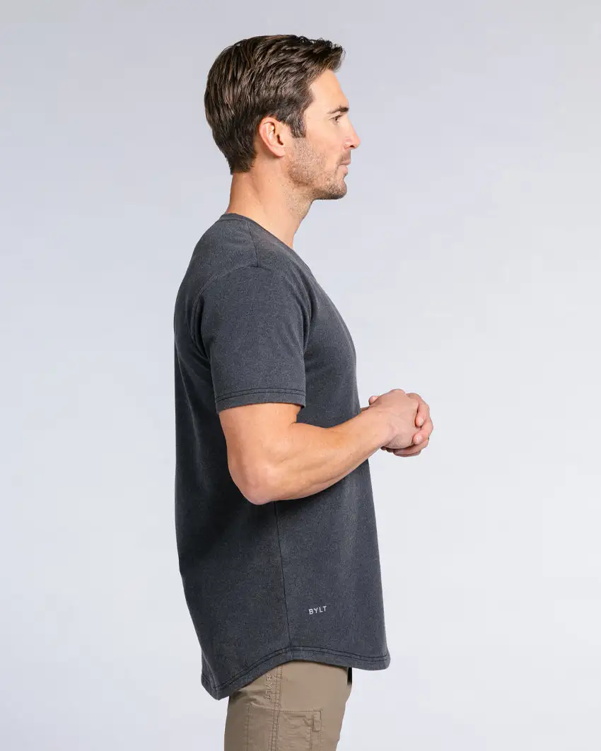 Drop-Cut V-Neck: Lux