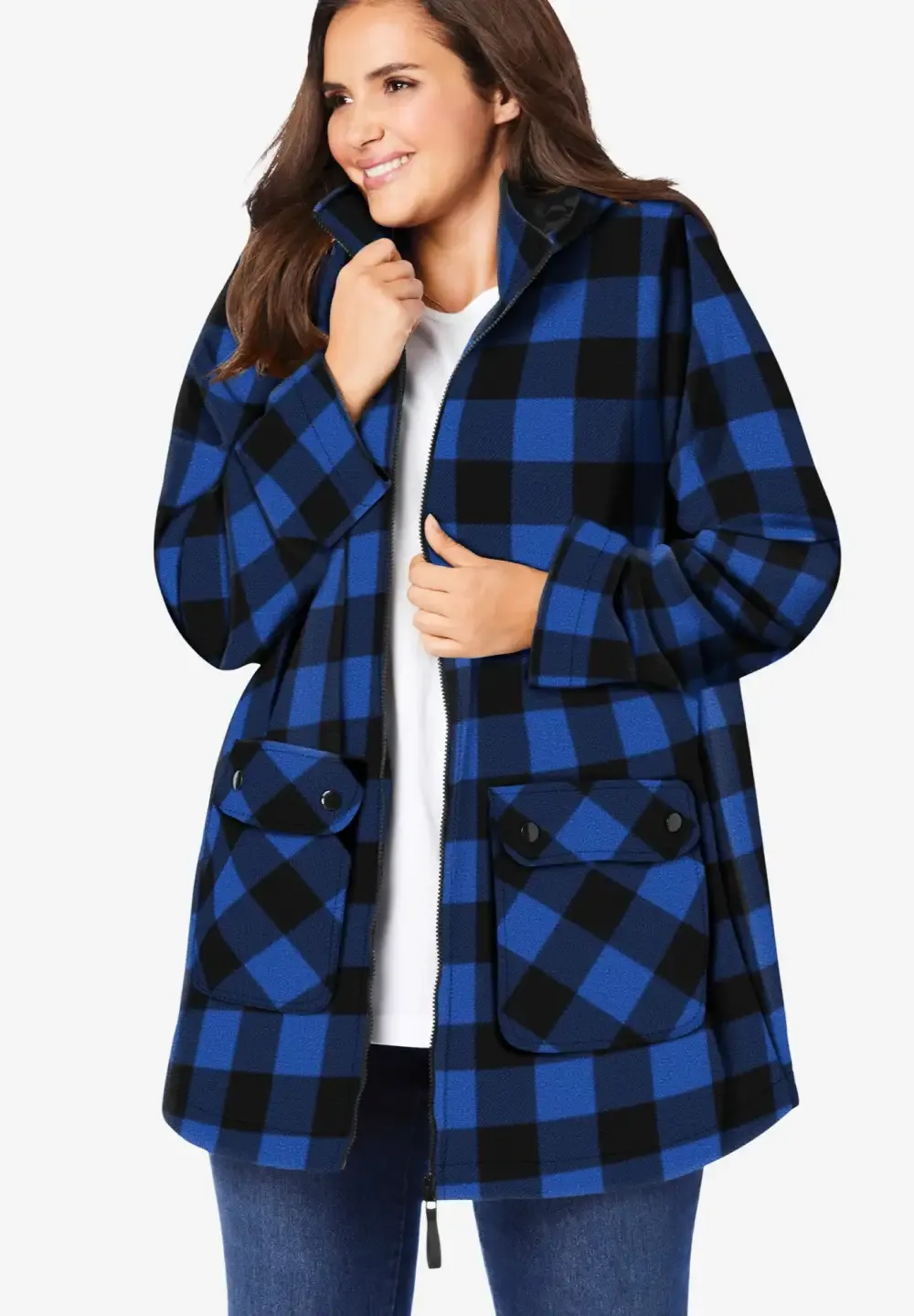 Hooded Fleece Coat