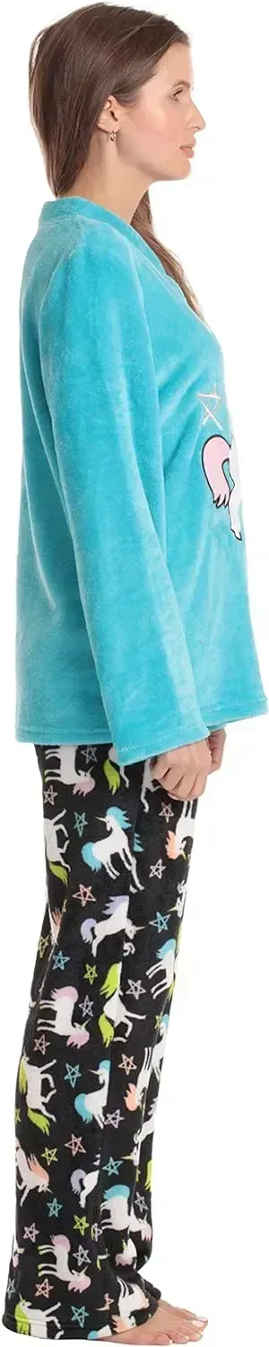 Plush Pajama Sets for Women