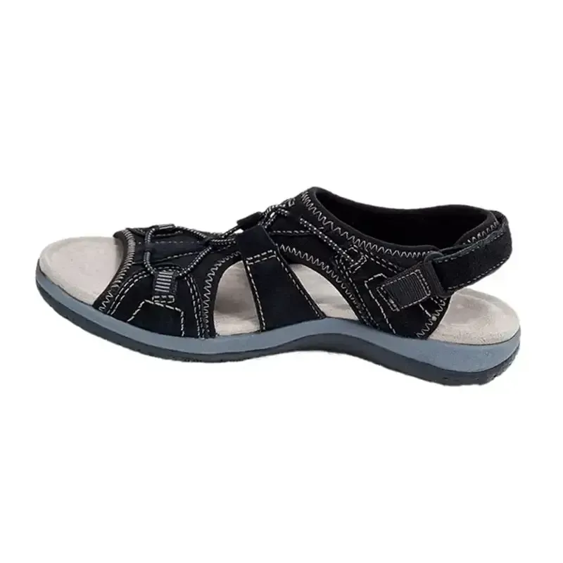 Ladies Sandals New Fashion Pure Color Casual  Sandals
