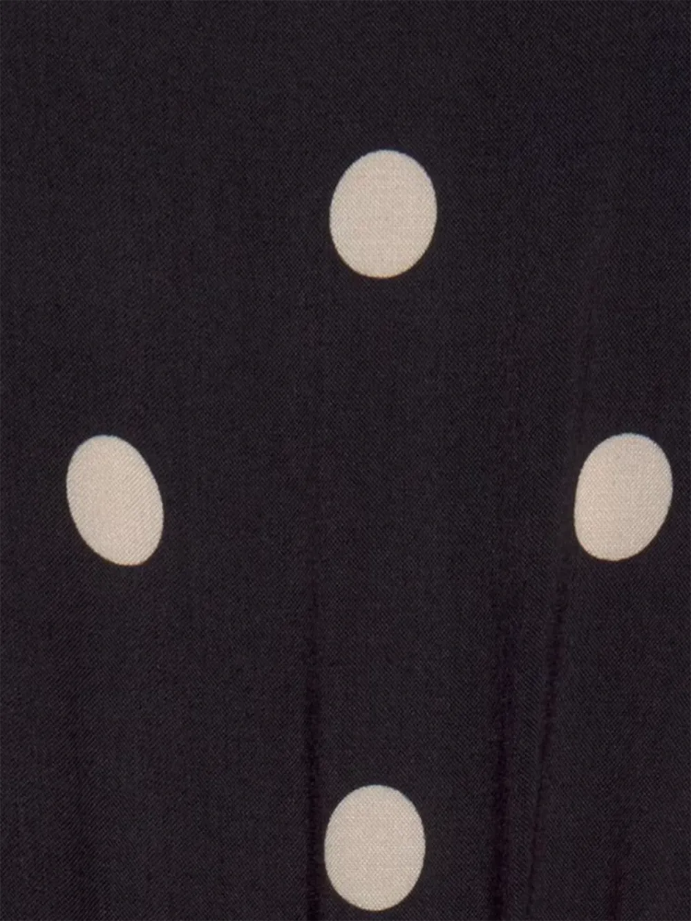 PolkaDot Crew Neck Casual Style Dress
