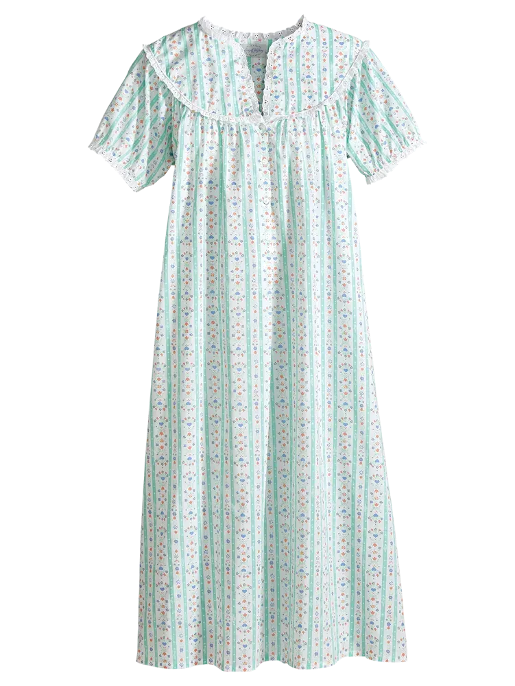 Original Lanz Tyrolean Cotton Lawn Nightgown