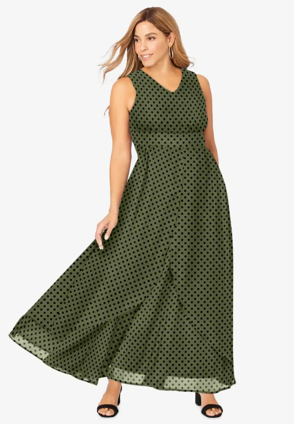Georgette Flyaway Maxi Dress