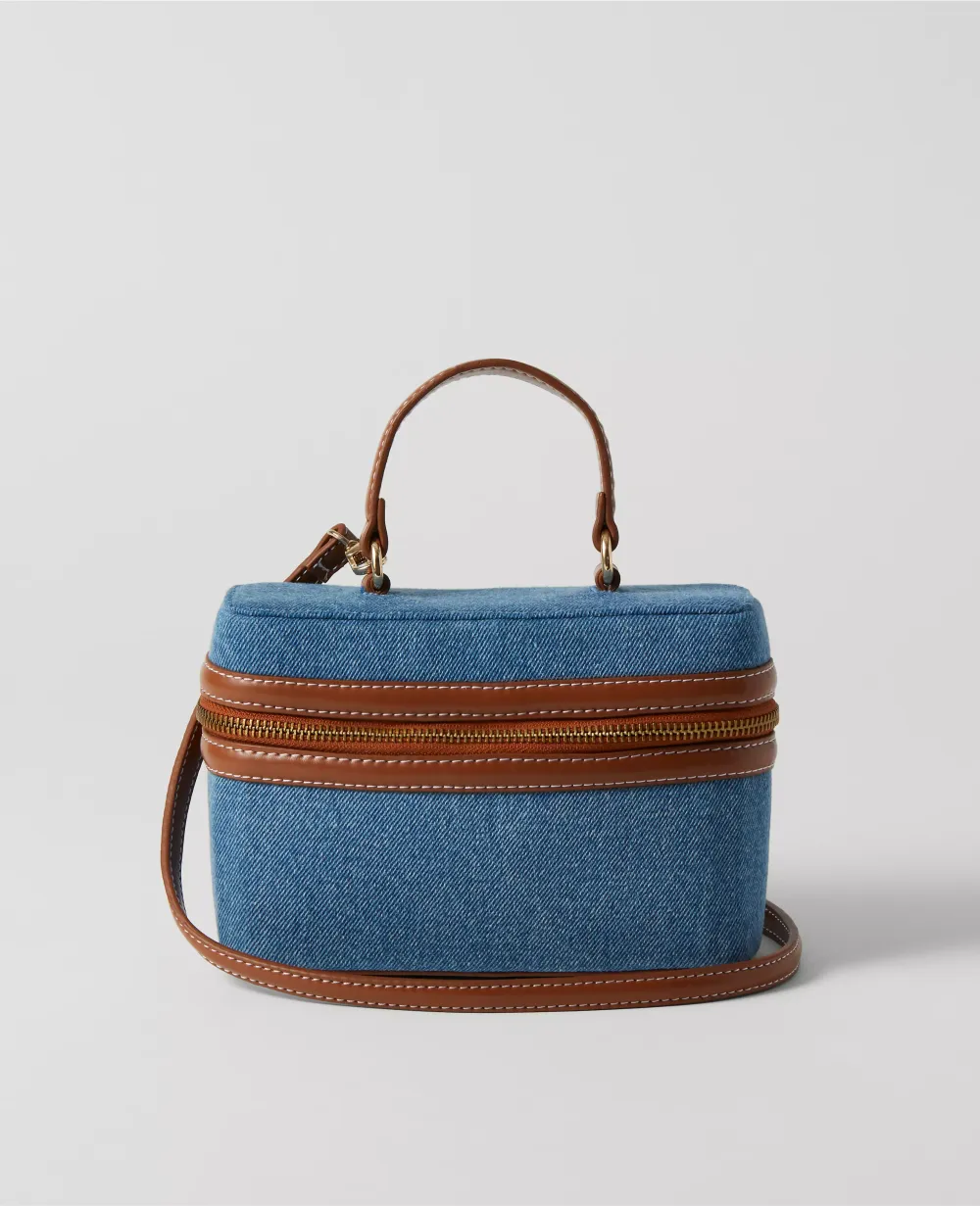Weekend Collection Denim Jewelry Bag