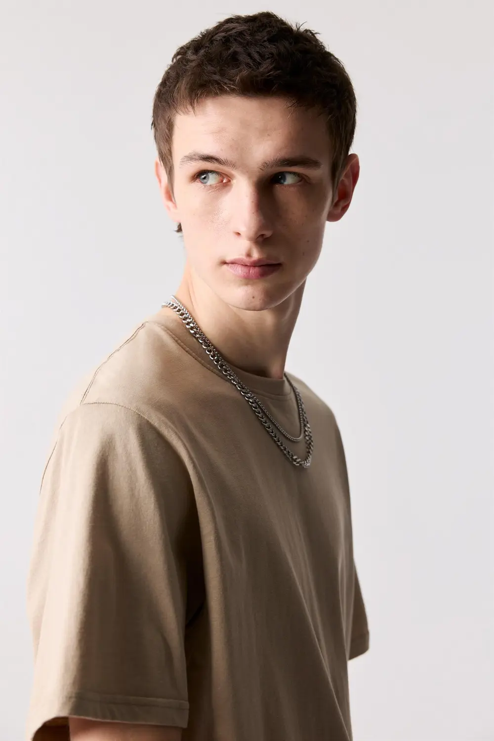 Basic short sleeve cotton T-shirt