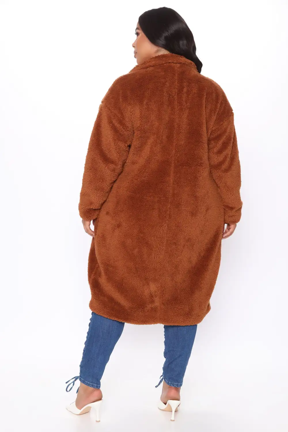 Cover Girl Teddy Coat - Brown