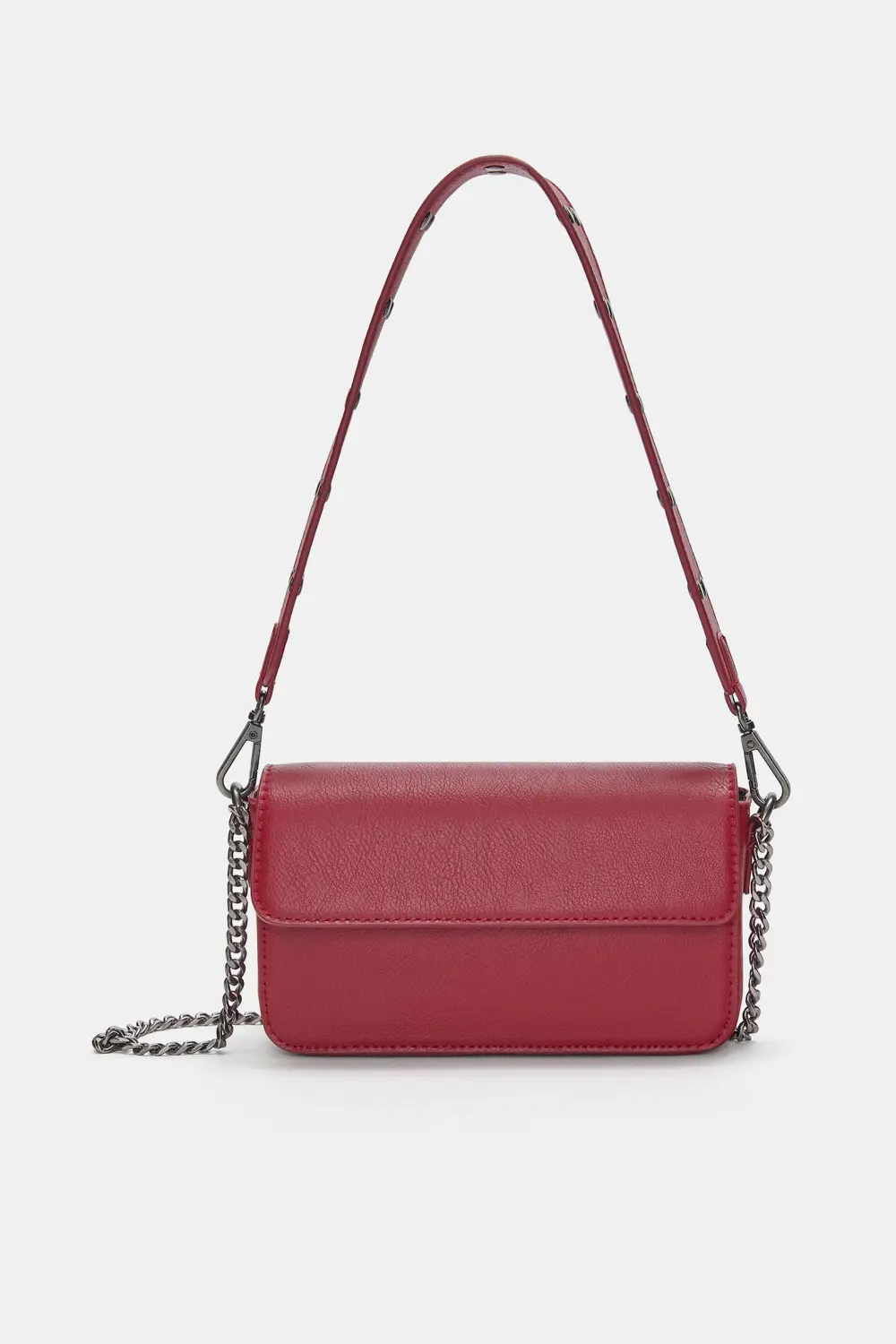 Bolso de hombro cadena tachas