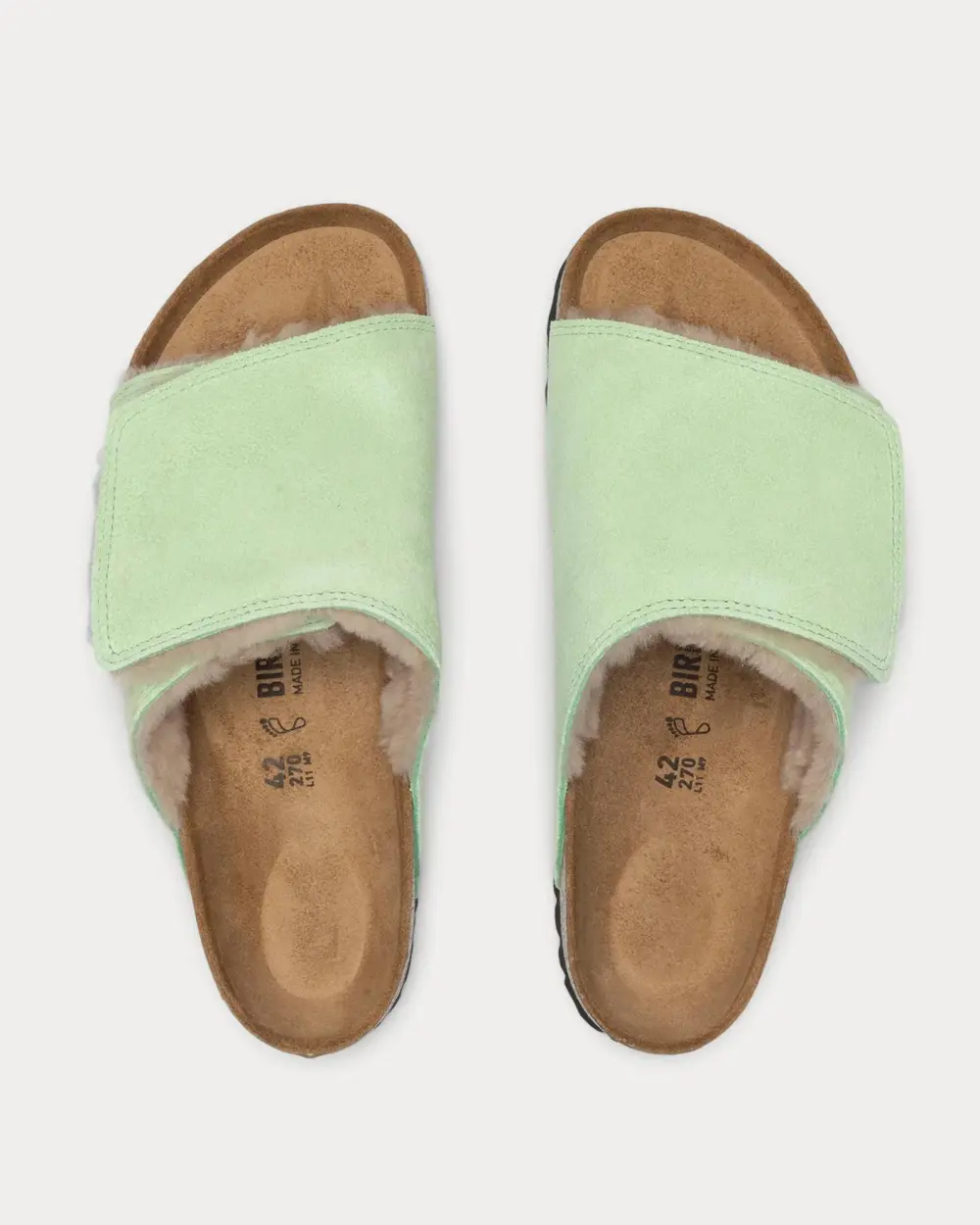 STÜSSY & BIRKENSTOCK SOLANA SHEARLING SLIDE