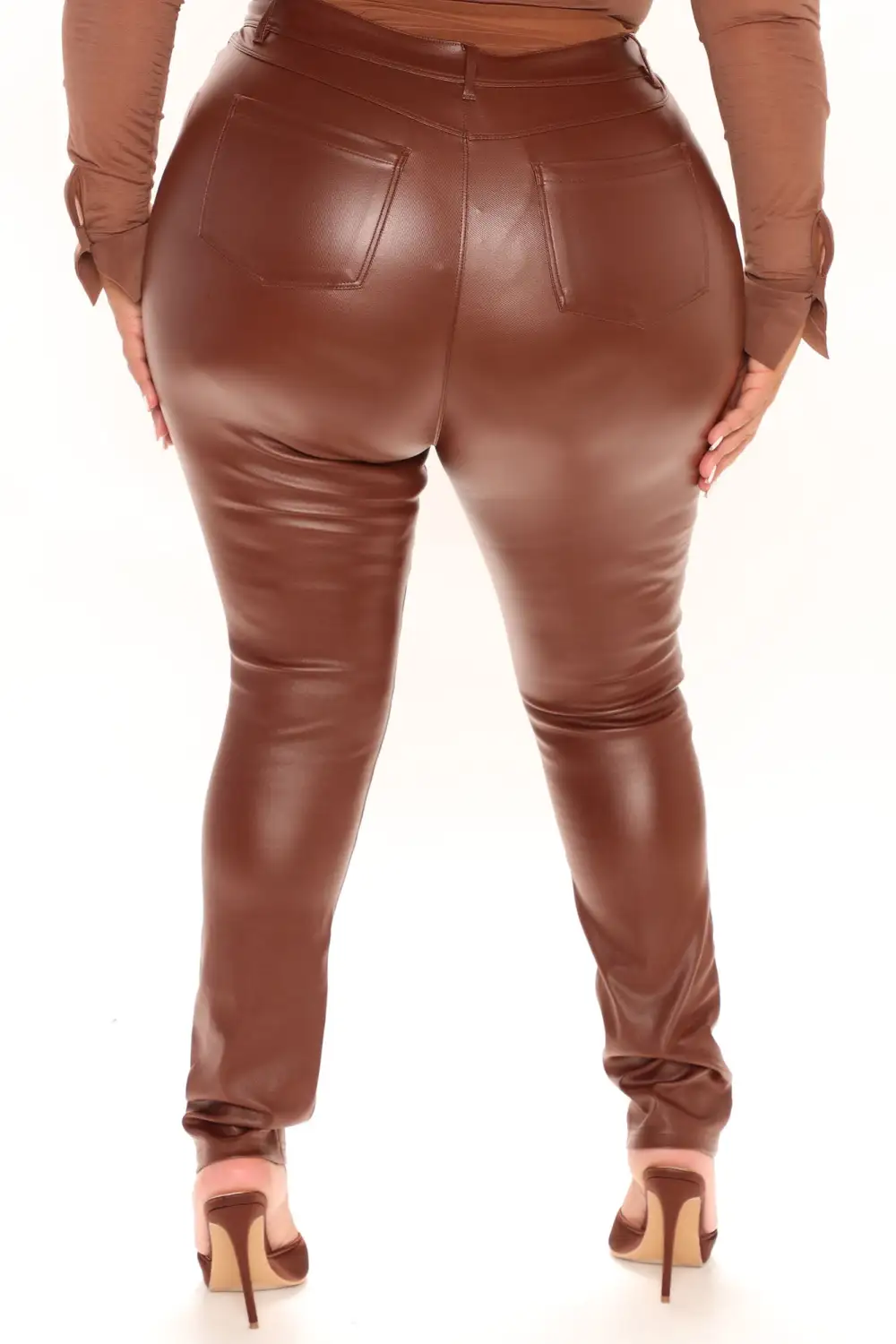 Sammie High Rise Pants - Cognac