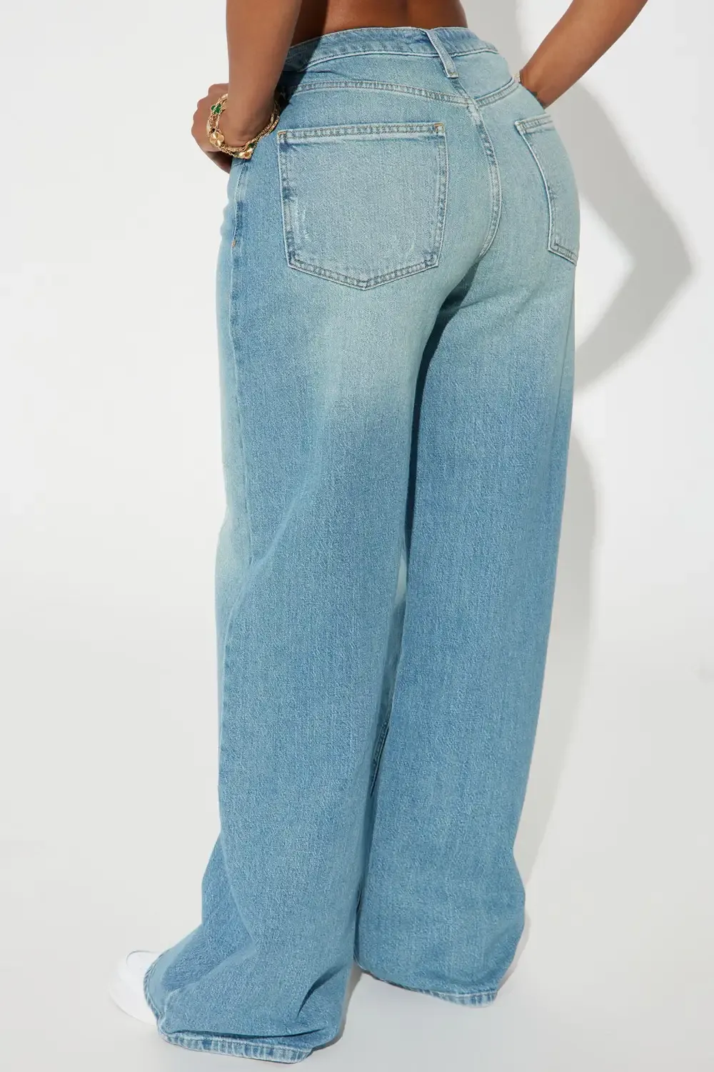 Melody Tinted Baggy Jeans - Vintage Wash