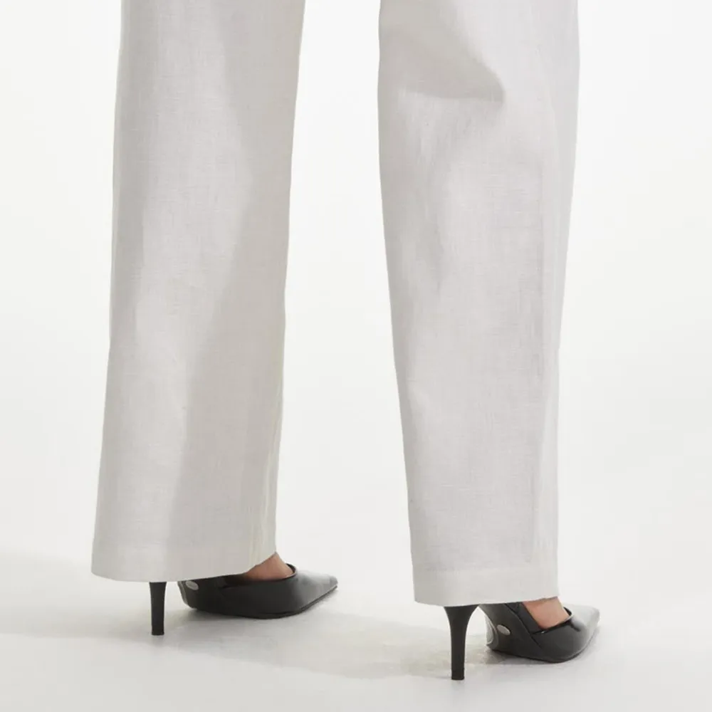 Linen Straight Leg Pants