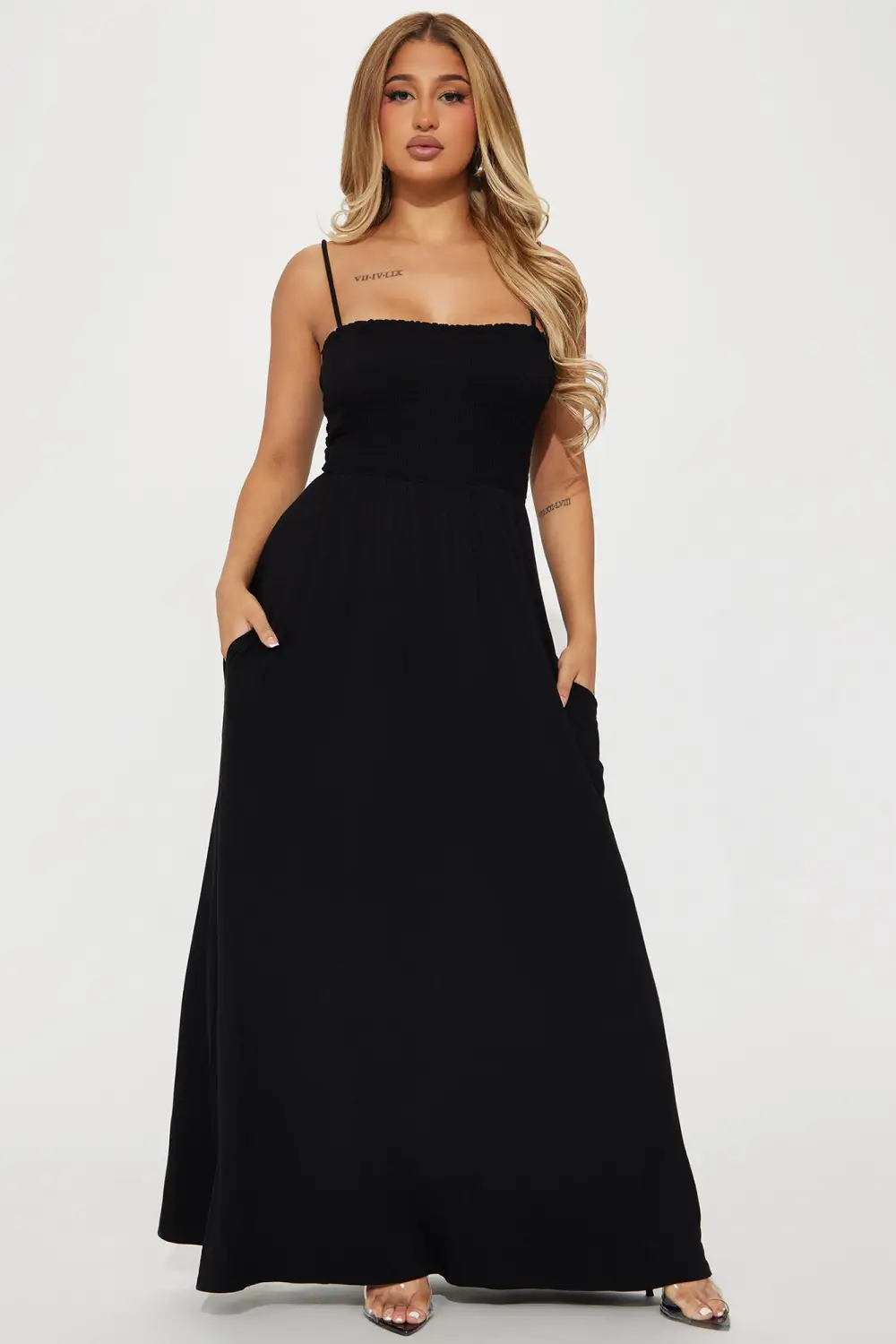 Holly Maxi Dress - Black