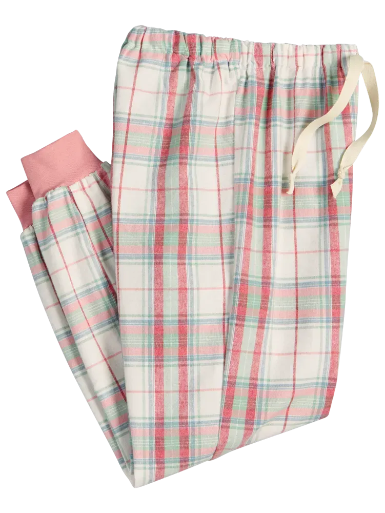Women's Portuguese Cotton Flannel Ski Pajama Set