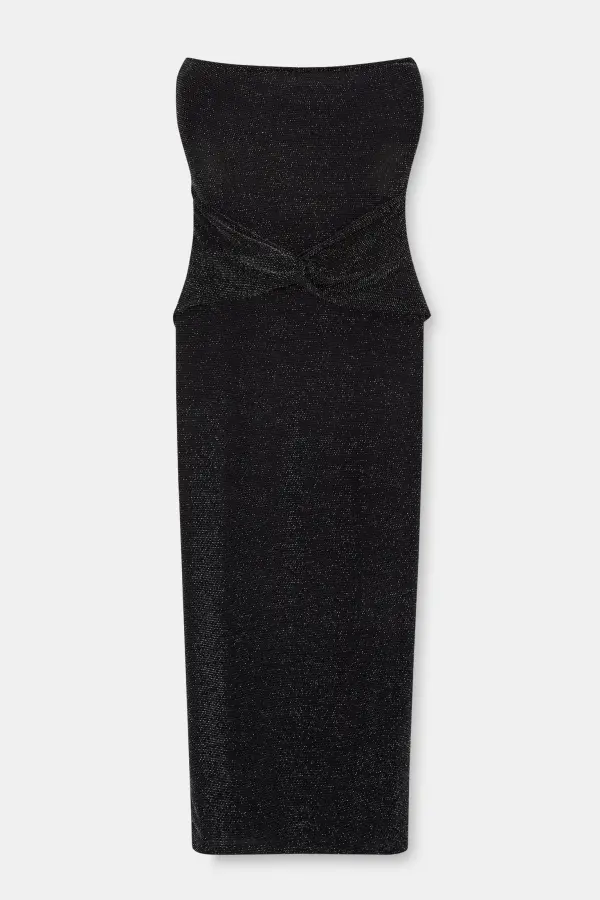 Vestido midi brillos