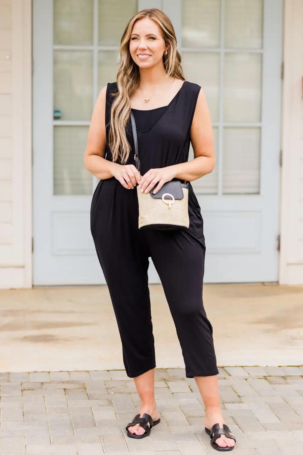 You Me And A Feeling Jumpsuit, Black