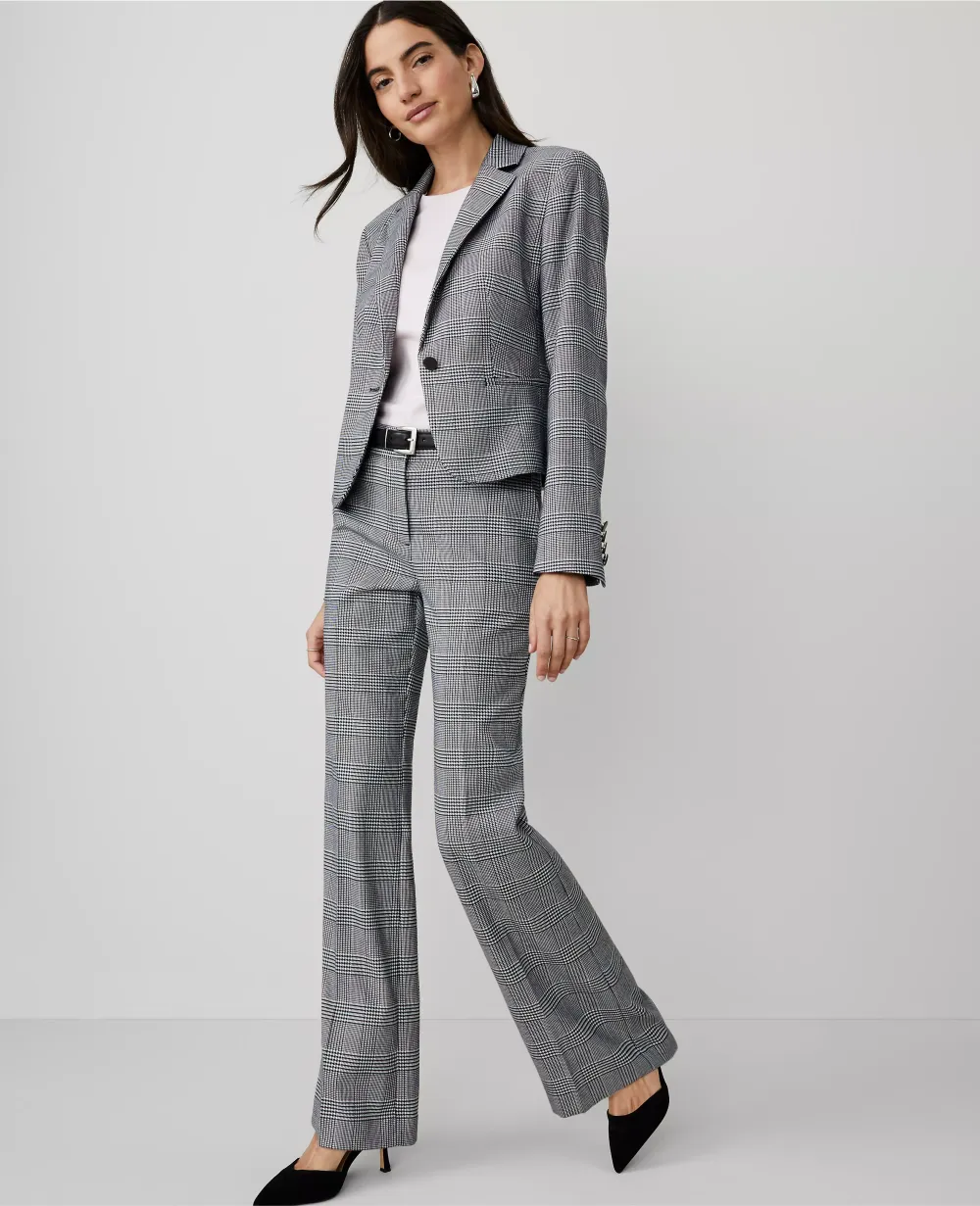 The Jayne Trouser Pant in Houndstooth