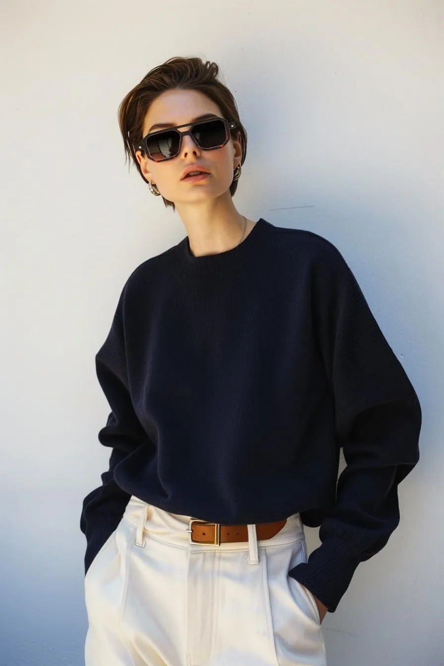 FEISEDY Vintage Square 70s Flat Aviator Sunglasses Women Men Classic Retro Stylish Frame UV400 Sunglasses B2622