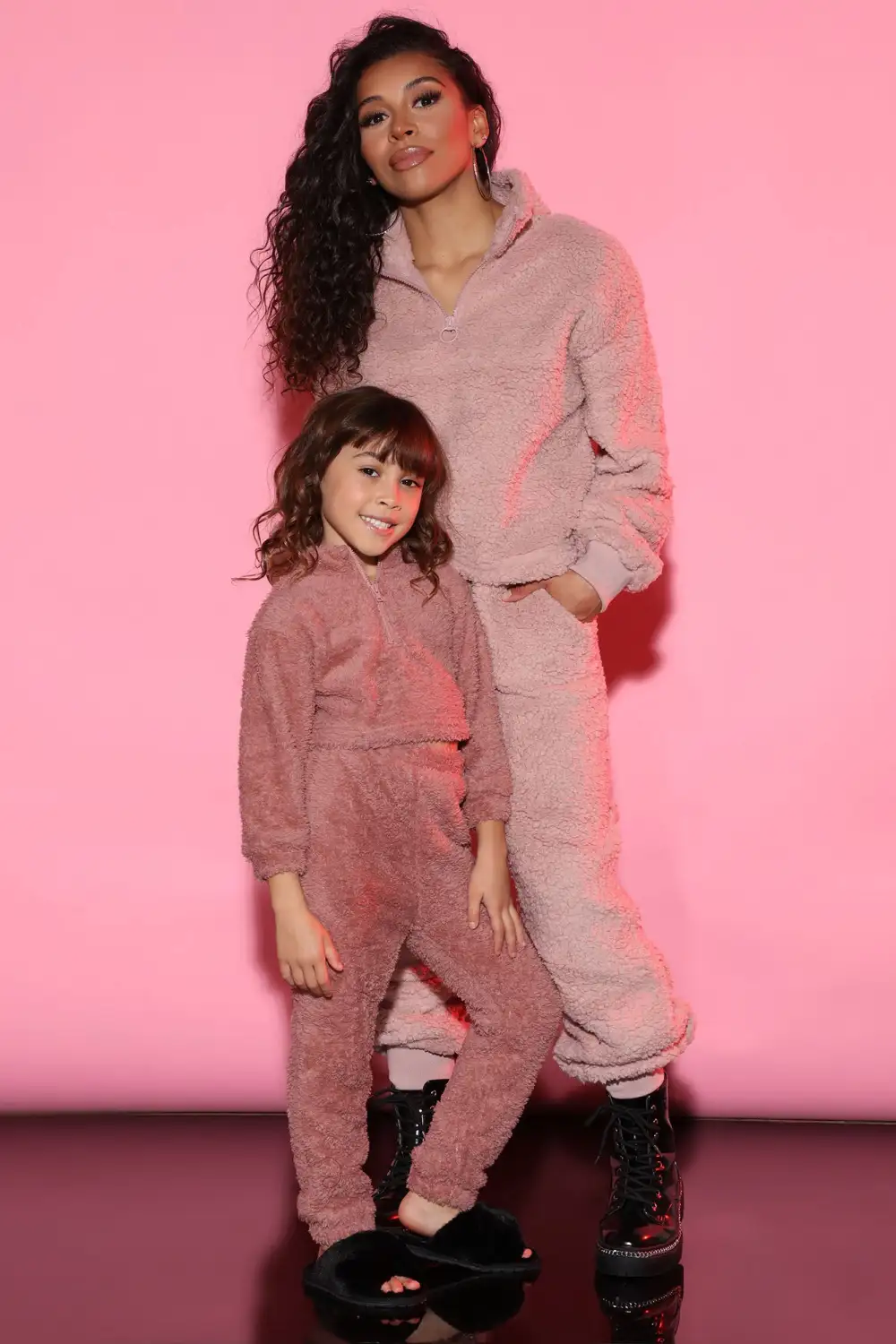 Cuddle Time Cozy Pant Set - Mauve
