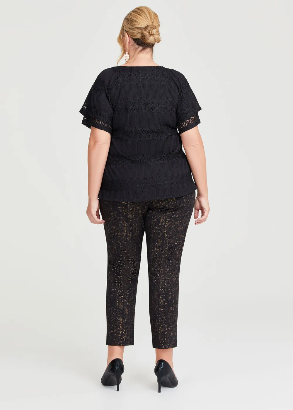 Vixen Lace Ruffle Top
