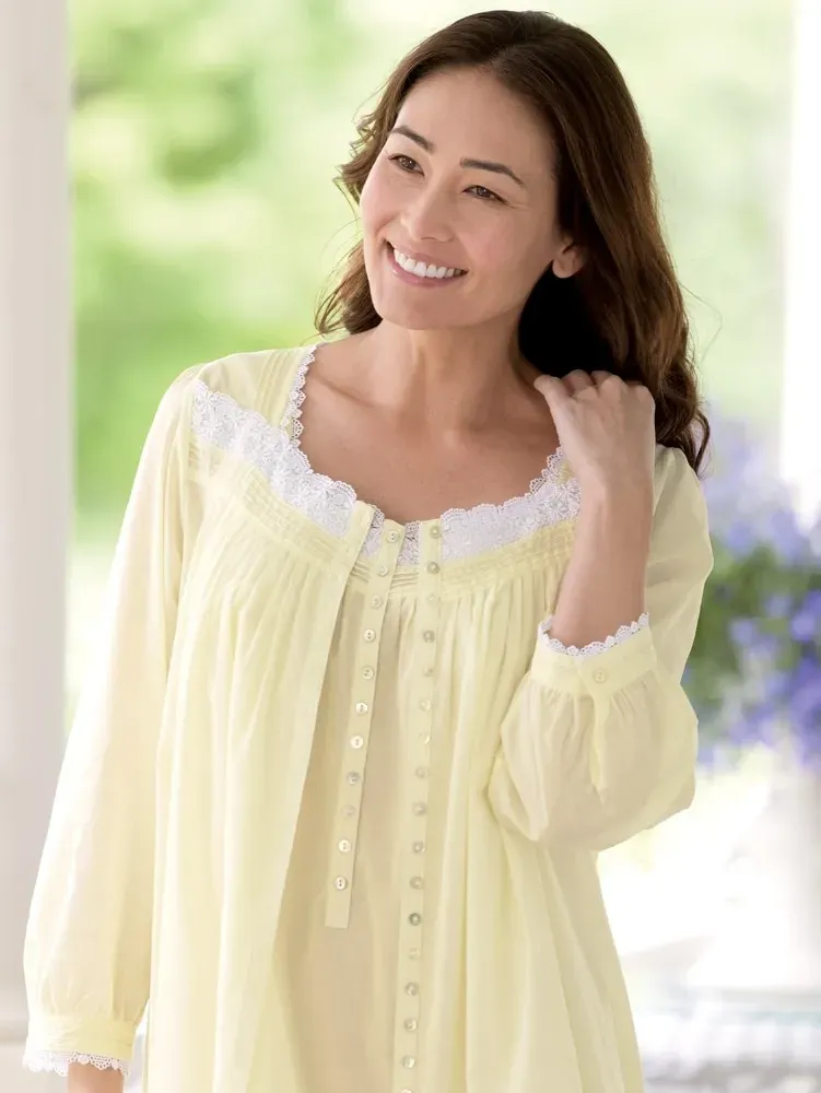 Eileen West Buttercup Cotton Robe