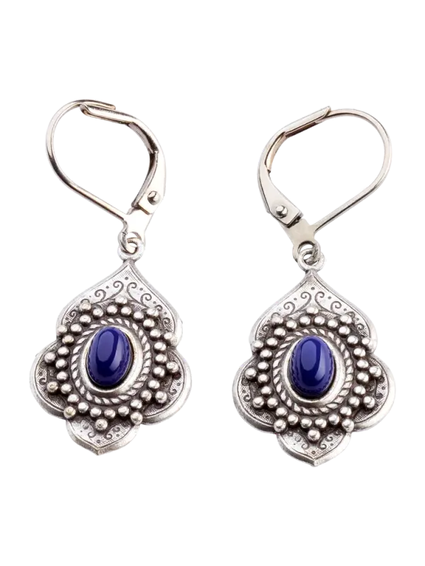 Antique Medallion Drop Earrings