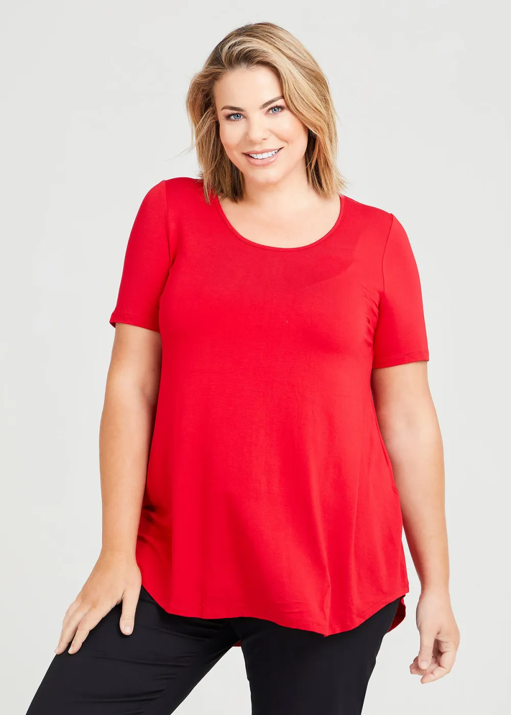 Bamboo Base Short Sleeve Top