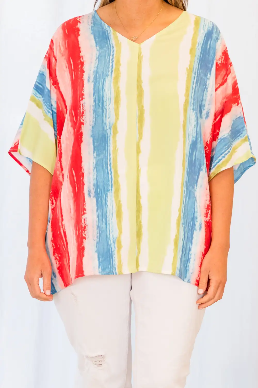 Watercolor Day Dream Top, Multi