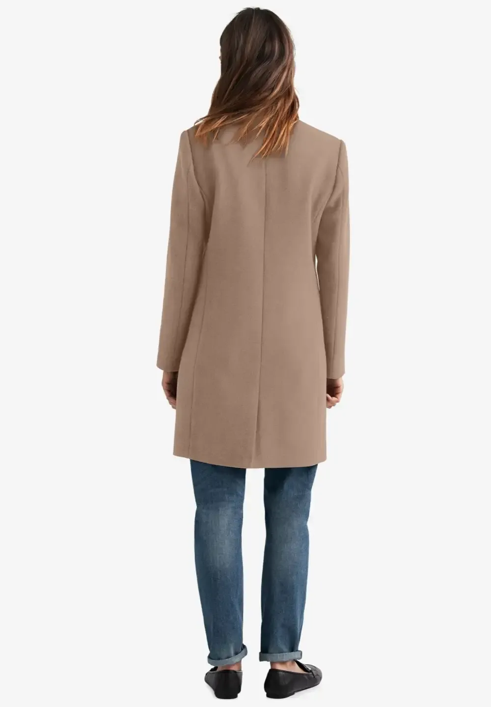 Classic Wool-Blend Coat