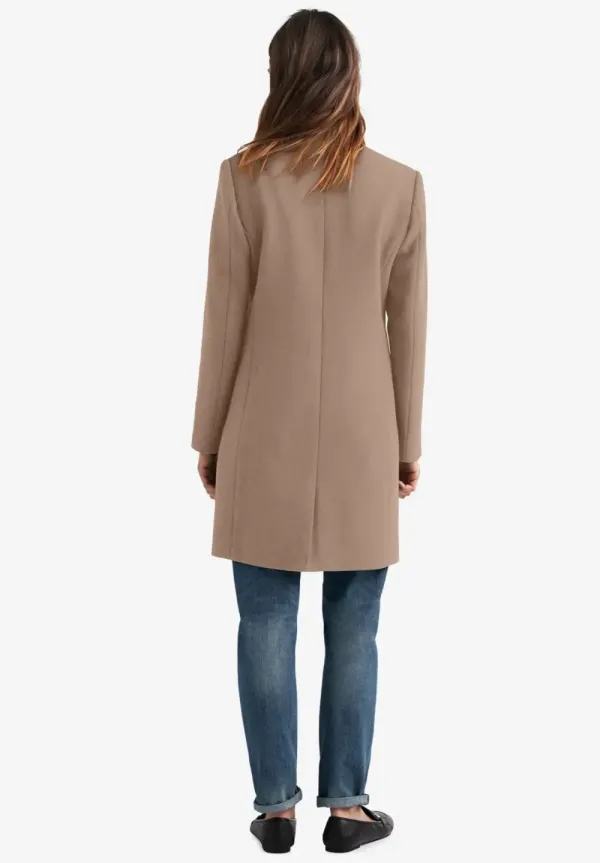 Classic Wool-Blend Coat