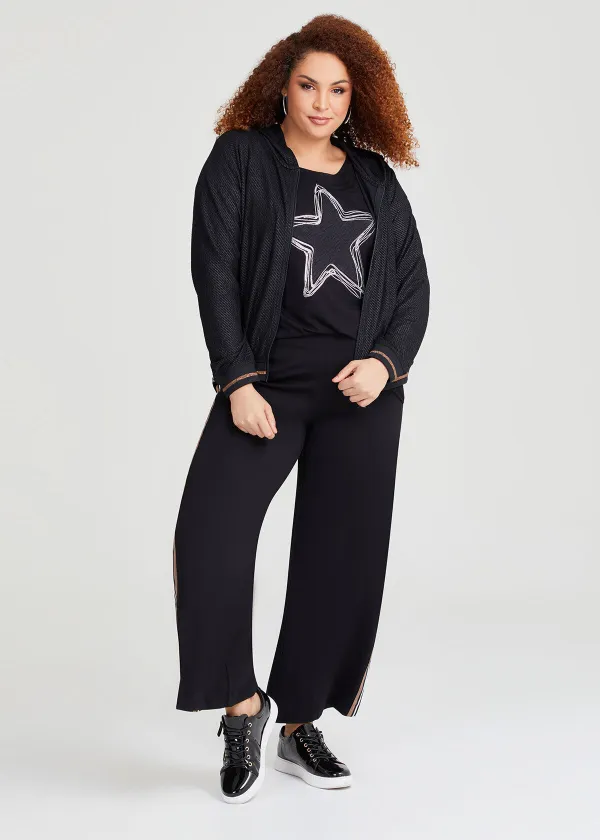 Texture Play Zip Jacket